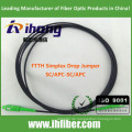 FTTH Drop Jumper / Patchkabel SC / APC SC / APC Simplex G657A FRP 5M / 10M / 15M / 50M / 100M